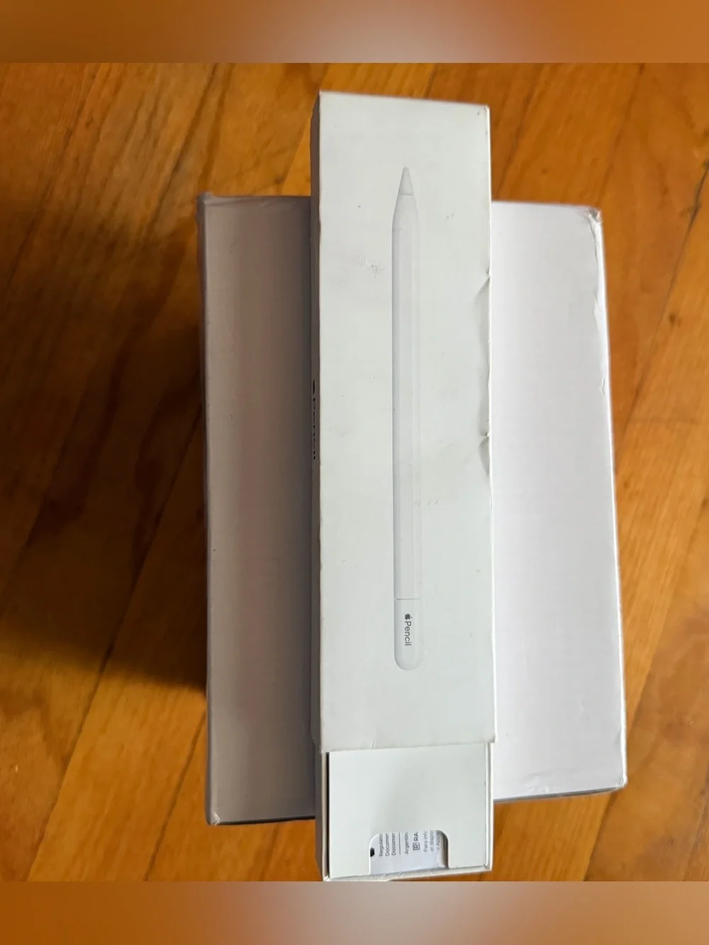 Opened box Apple Pencil USB C in Original box